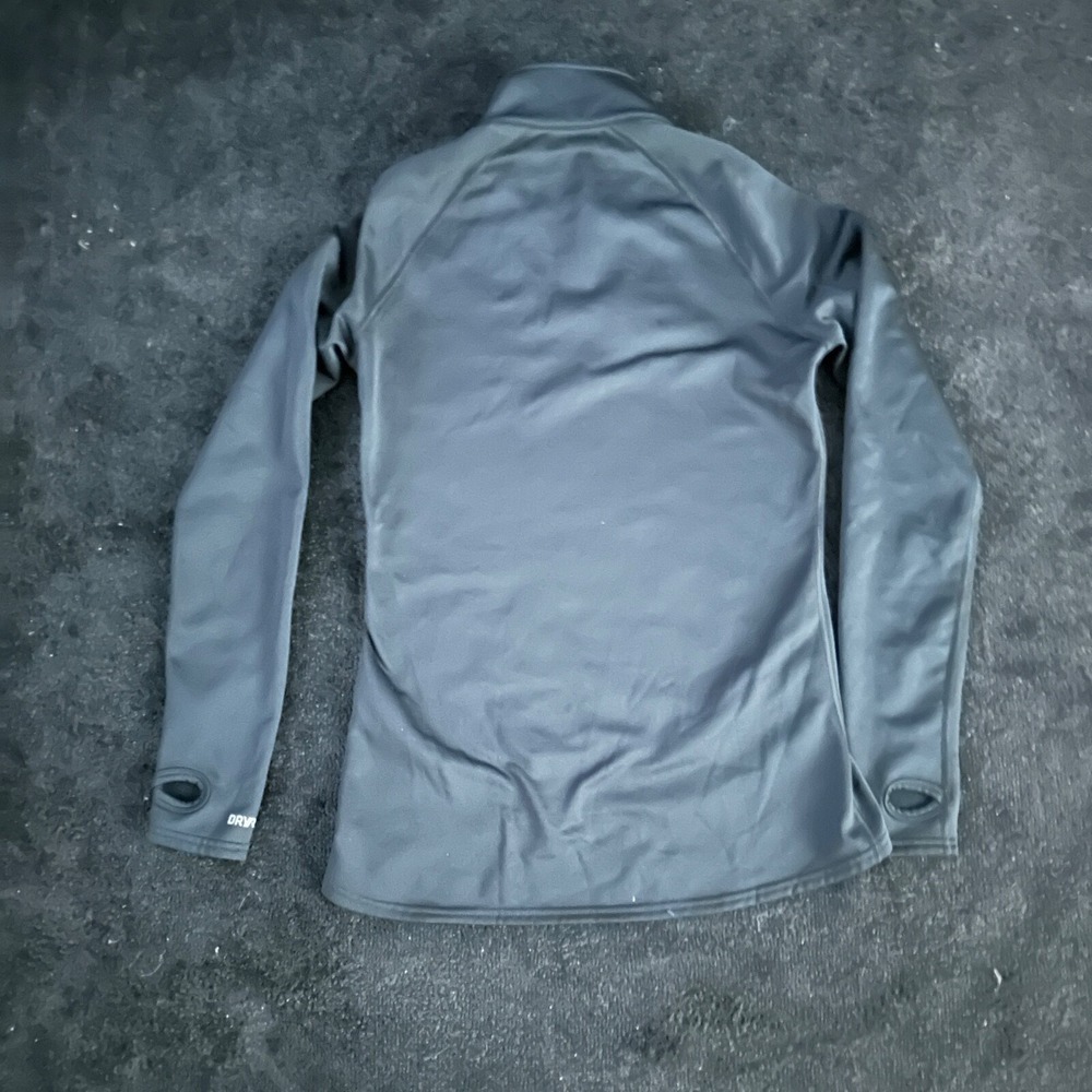 Burton Shirt Women Small WB EXPDTN 1/4 ZIP Gray Dryride Base Layer Polyester - Picture 9 of 11
